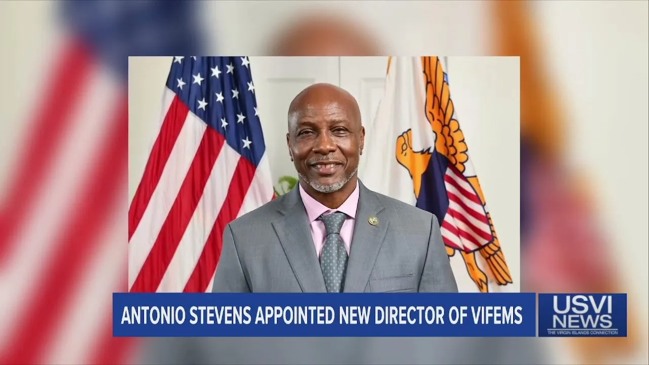Antonio Stevens Appointed as New Director of Virgin Islands Fire and Emergency Medical Services