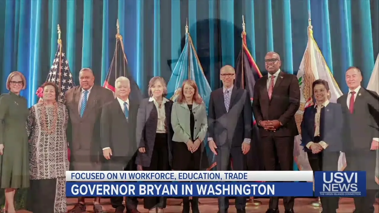 USVI Governor Visits Washington, D.C., Focused on Territory’s Workforce, Education and Trade