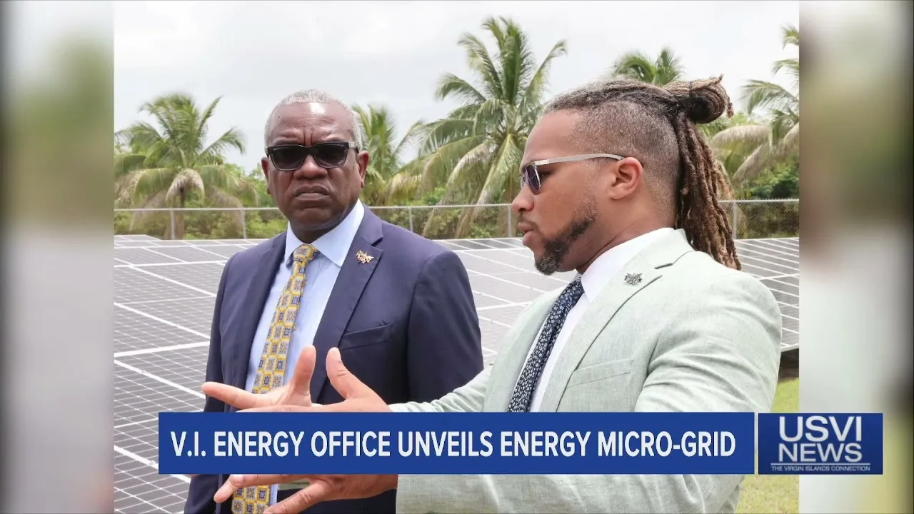 VI Energy Office Unveils Energy Micro-Grid