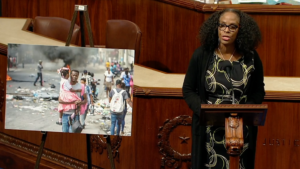 Plaskett Urges Lawmakers to Provide More Relief for Haiti