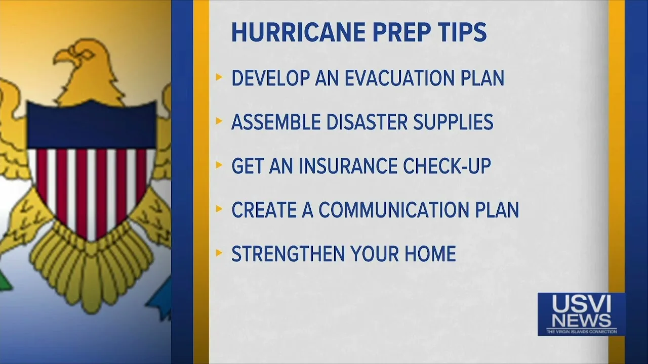 VITEMA Encourages USVI Residents to Prepare for Hurricane Season